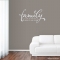 Family wall decal quote