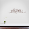 For where wall decal quote