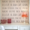 Wall Example: Encouraging Verbs Wall Quote Decal