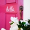 Hello Door Decal