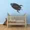 Rocket Chalkboard Wall Art Decal