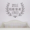 Smile Because You Are Loved Wall Decal
