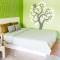 Squirrel and oak tree wall decal