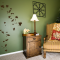 Falling leaves tree wall decal