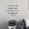 Be Different Chanel Wall Quote Decal
