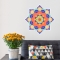 Colorful Mandala Printed Wall Decal