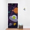 Silly Alien In Space Door Mural