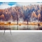 Fall Haze Lake Wall Mural