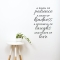 Pinch of Patience Wall Decal