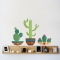 Southwest Potted Cacti Printed Wall Decal