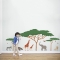 African Safari Animals Printed Wall Decal