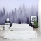 Trees in the Mist Wall Mural