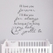 I'll love you forever wall decal quote