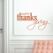 Happy Thanksgiving III Wall Decal