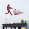 Baseball Batter Name Wall Art Decal