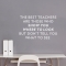 The Best Teachers Wall Quote Decal