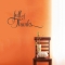 Full Of Thanks Wall Quote Decal