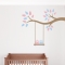 Two Owls on a Branch Swing Wall Decal