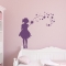 Fairy Flowers and Stars wall decal