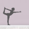 Yoga Dancer Wall Decal