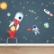 Space Adventures Printed Wall Decals