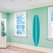 Retro Surfboard Wall Decal