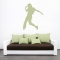 Female Hip Hop Dancer Wall Decal