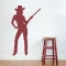 Cowgirl Wall Art Decal