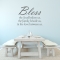 Bless The Food Wall Quote Decal