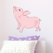 Piglet Printed Wall Decal