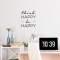 Think Happy - Be Happy Wall Decal Quote | Wallums Wall Decals
