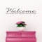 Welcome Guests and Friends Wall Quote Decal