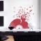 Exploding Record Wall Art Decal