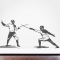 Fencers Wall Art Decal