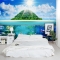 Island Sea Life Bedroom Wall Mural