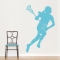Lacrosse Female Wall Art Decal