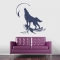 Wolf Howling Wall Decal