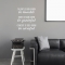 Be Careful Wall Quote Decal
