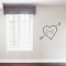 Carved Heart Wall Art Decal