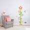 Flower Growth Chart Wall Decal