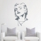 Madonna Bust Wall Decal