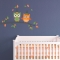 Halloween Owls Printed Wall Decal