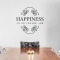 Happiness is an Inside Job Wall Quote Decal
