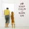 Keep Calm and Bark On wall decal