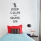 Keep Calm and Quilt On wall decal