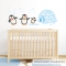 Penguin Family Printed Wall Decal