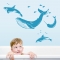 Whales and Dolphins Wall Decal