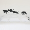 Wolf Pack Wall Decal