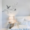 Branch with Dots and Birds Wall Decal
