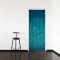 Blue Glitter Door Mural